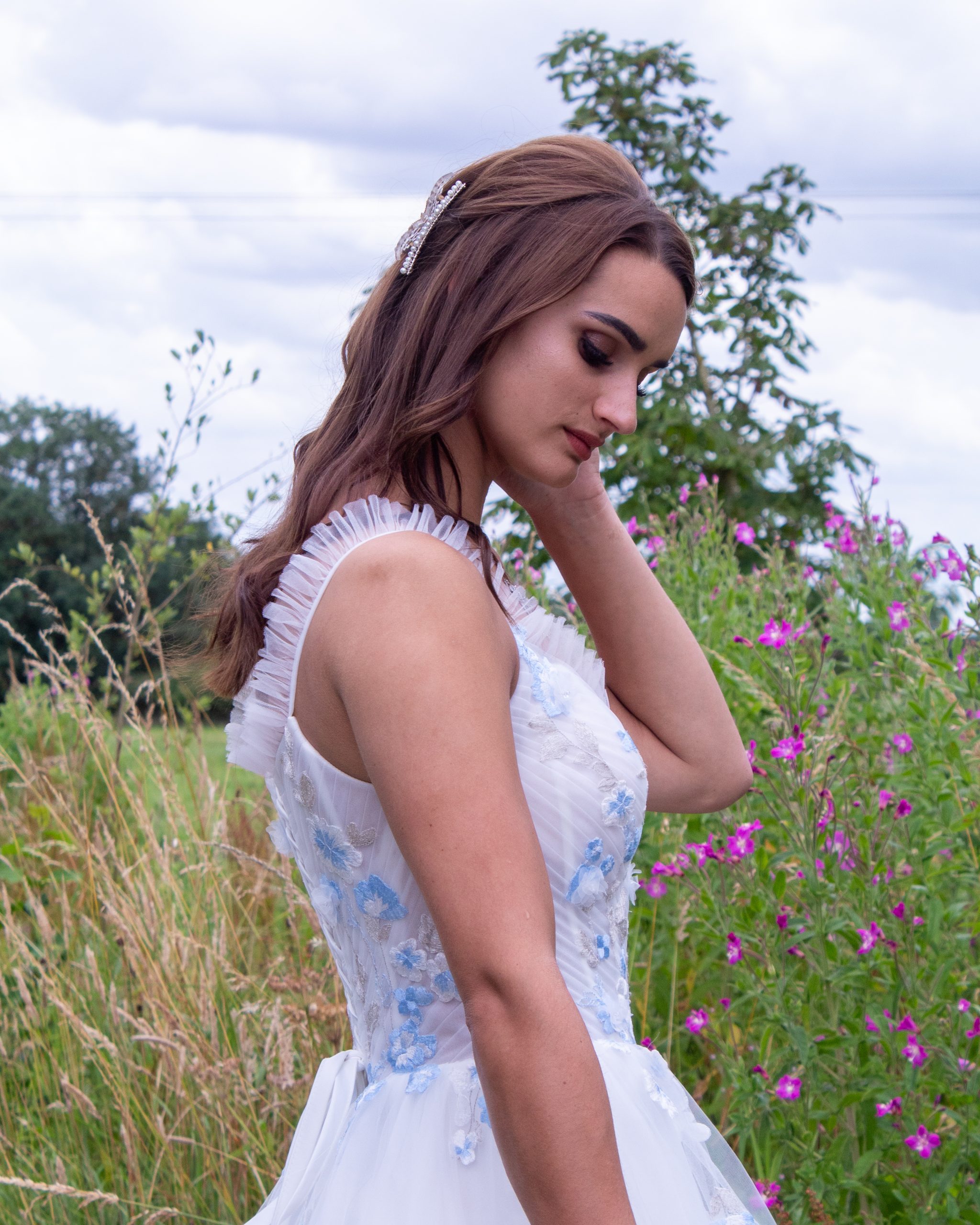 picture of a sustainable, affordable wedding dress